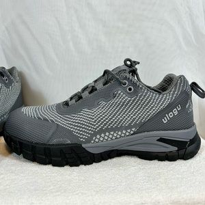 New ulogu Waterproof Steel Toe Shoes for Men / Sz 8